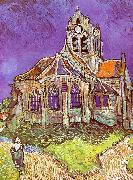 Vincent Van Gogh Church at Auvers oil
